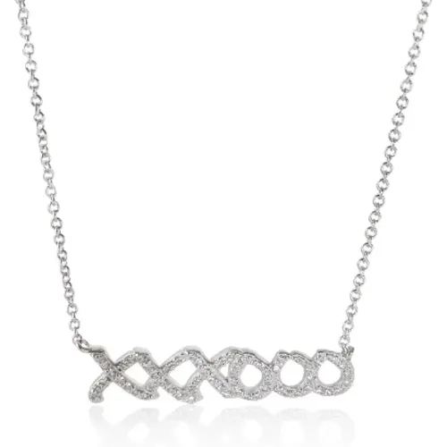 Pre-owned White Gold necklaces , female, Sizes: ONE SIZE - Tiffany & Co. Pre-owned - Modalova