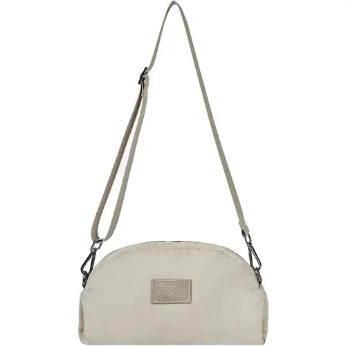 Amrobi Beige Crossbody Bag , female, Sizes: ONE SIZE - Munthe - Modalova