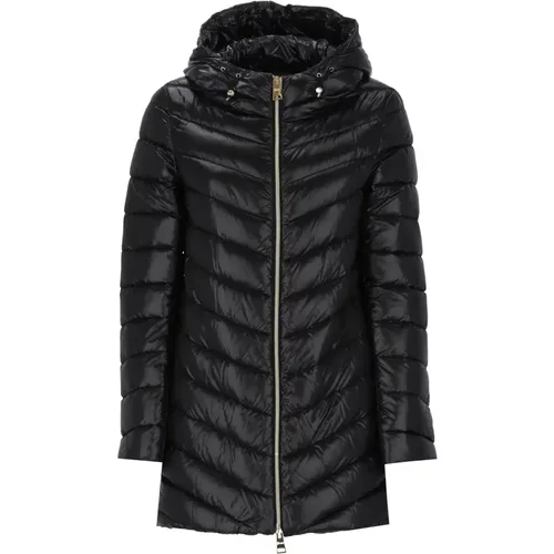 Padded Long Down Jacket for Women , female, Sizes: S, XS, M - Herno - Modalova