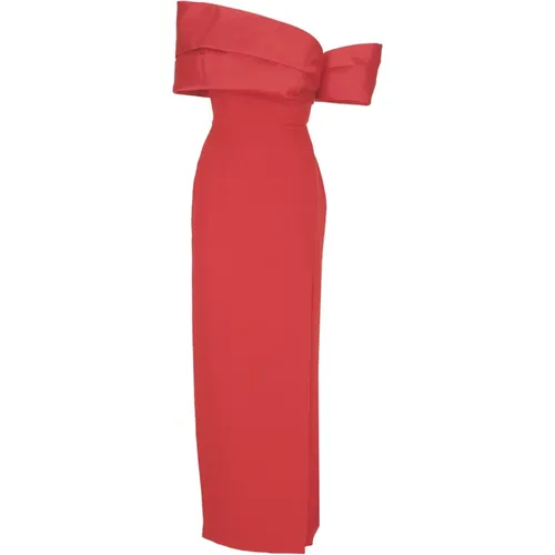One Sleeve Dress with Side Zip , female, Sizes: S - Solace London - Modalova