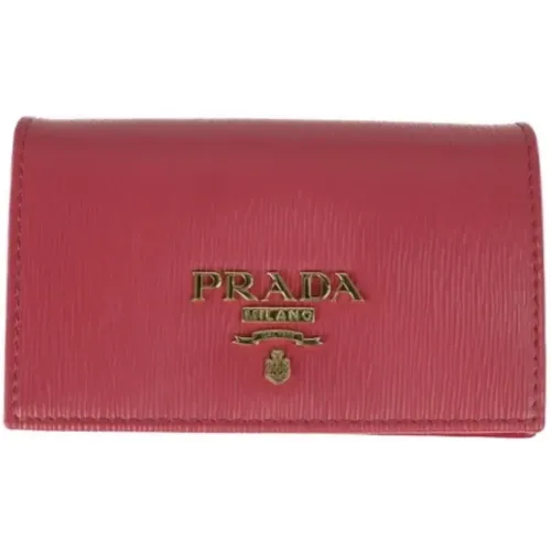 Pre-owned Leather wallets , female, Sizes: ONE SIZE - Prada Vintage - Modalova