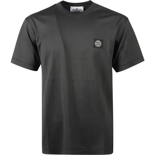 Lässiges Baumwoll-T-Shirt in Verschiedenen Farben - Stone Island - Modalova