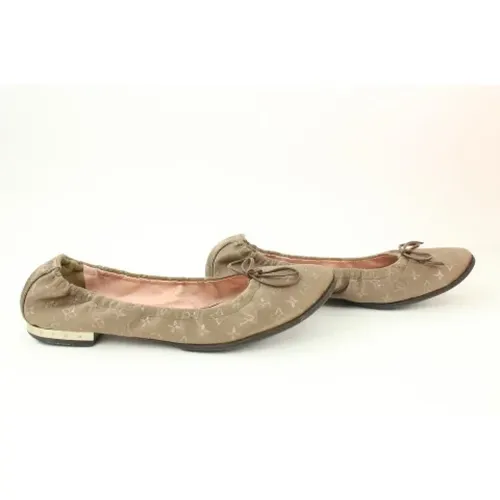 Pre-owned Leather flats , female, Sizes: 4 UK - Louis Vuitton Vintage - Modalova