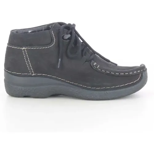 Schwarze Seamy Moc Damenschuhe , Damen, Größe: 39 EU - Wolky - Modalova