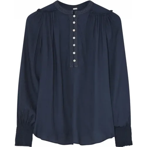 Bluse mit Smock-Manschetten BlueNights , Damen, Größe: 3XL - Gustav - Modalova