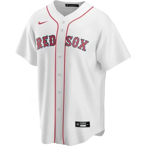 Boston Red Sox Replica Heimtrikot , Herren, Größe: S - Nike - Modalova