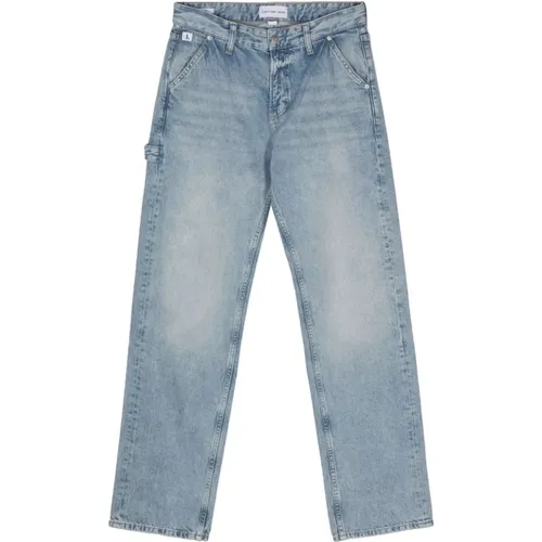 Clear Straight Jeans , male, Sizes: W34, W31, W33 - Calvin Klein Jeans - Modalova