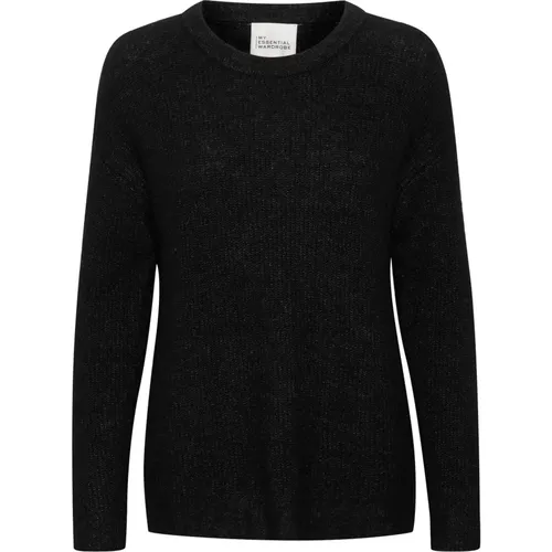 THE Knit Pullover , female, Sizes: L, XL - My Essential Wardrobe - Modalova