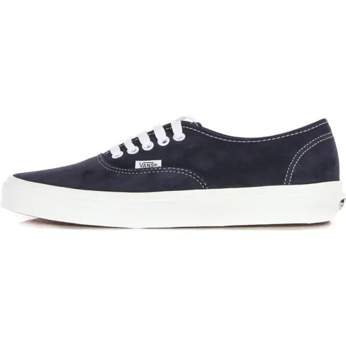 Blaue Low-Top Sneaker mit Metallösen , Herren, Größe: 40 EU - Vans - Modalova