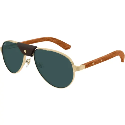 Ct0495S 002 Sunglasses , male, Sizes: 59 MM - Cartier - Modalova