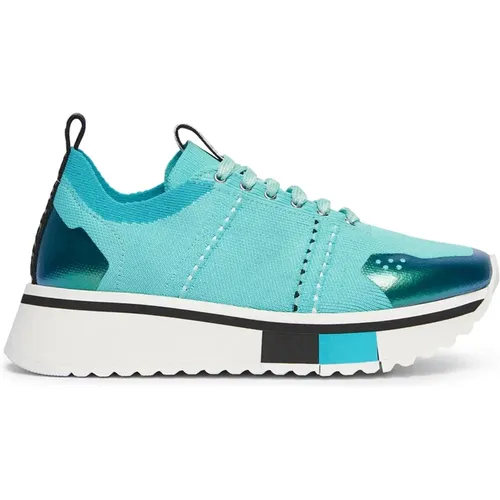 Klare Blaue Sneakers , Damen, Größe: 37 EU - Fabi - Modalova