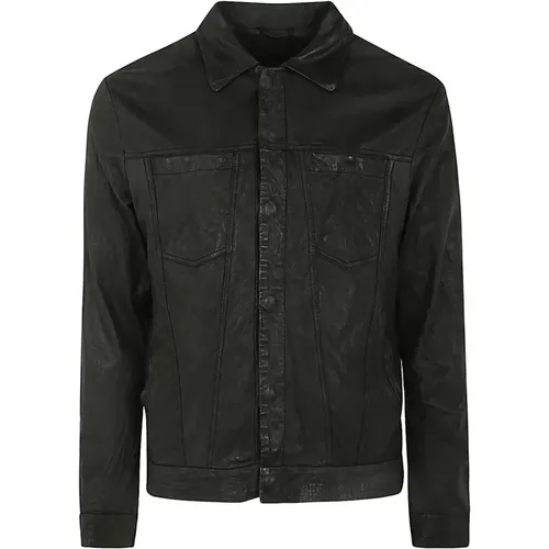 Schwarze Bikerjacke Giorgio Brato - Giorgio Brato - Modalova