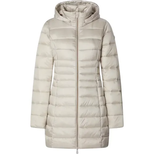 Reese Long Quilted Coat , female, Sizes: M, 2XL, L, XL, S - Save The Duck - Modalova