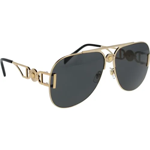 Sunglasses , unisex, Sizes: 63 MM - Versace - Modalova