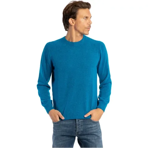 Urban Bouclé Crew-neck Sweater , male, Sizes: XL, 2XL - Gran Sasso - Modalova