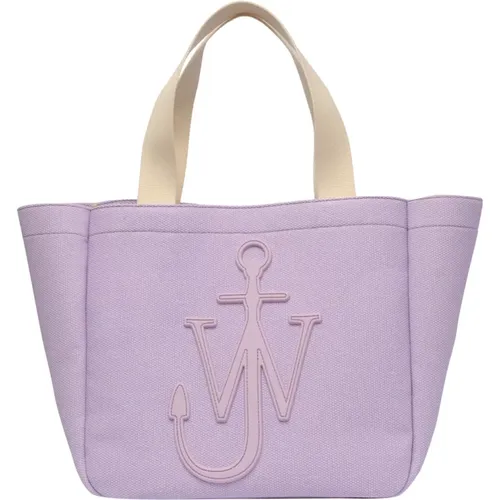 Lilac Cabas Tote Bag for Women , female, Sizes: ONE SIZE - JW Anderson - Modalova