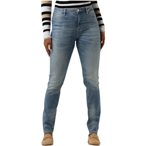Blaue Skinny Jeans 1981 , Damen, Größe: W30 - Guess - Modalova
