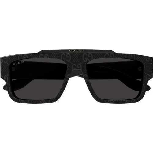 Quadratische Sonnenbrille Gg1460S 006,LetteringLarge Sonnenbrille - Gucci - Modalova