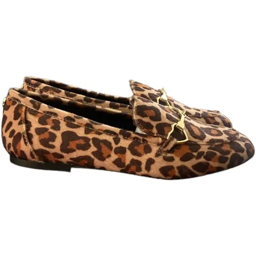 Fashion-Forward Veal Flats , female, Sizes: 3 UK - Love Moschino - Modalova