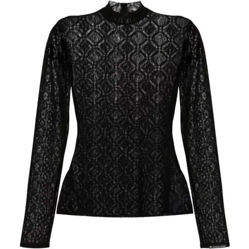 Mesh Moon Diamant Sweater , female, Sizes: L - Marine Serre - Modalova