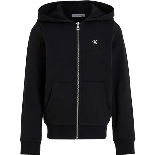 Flock Zip Sweatshirt Calvin Klein - Calvin Klein - Modalova