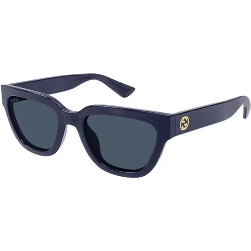 Square Frame Sunglasses Gg1578S Linea GG Logo , female, Sizes: 54 MM - Gucci - Modalova