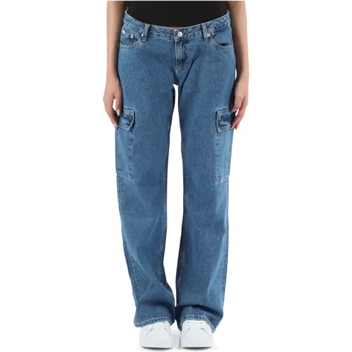 Low Rise Baggy Jeans Extreme Style , female, Sizes: W30, W29, W27, W28, W24, W26, W25 - Calvin Klein Jeans - Modalova