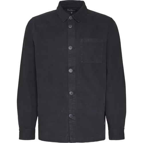 Washed Overshirt , male, Sizes: L, S - Barbour - Modalova