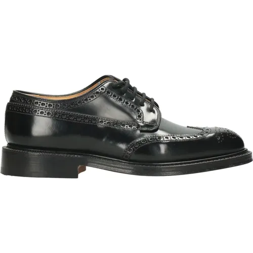 Lace-Up Full Brogue Leather Shoes , male, Sizes: 8 UK, 9 UK, 9 1/2 UK - Church's - Modalova