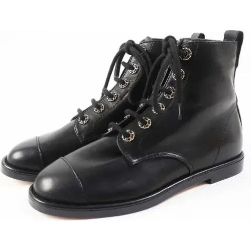 Pre-owned Leder boots - Chanel Vintage - Modalova