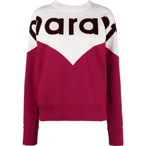 Houston-GZ Sweater in Raspberry , female, Sizes: 2XS, S - Isabel Marant Étoile - Modalova