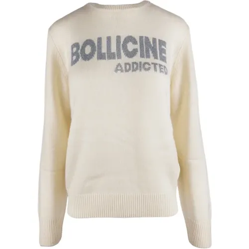 Weiße Bubble-Pullover , Damen, Größe: S - MC2 Saint Barth - Modalova