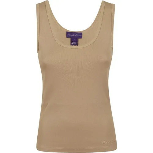 RIB Tank-Sleeveless-Tank , Damen, Größe: XS - Ralph Lauren - Modalova