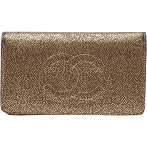 Pre-owned Leather wallets , female, Sizes: ONE SIZE - Chanel Vintage - Modalova