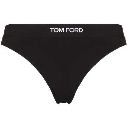 String mit Logo-Bund , Damen, Größe: L - Tom Ford - Modalova