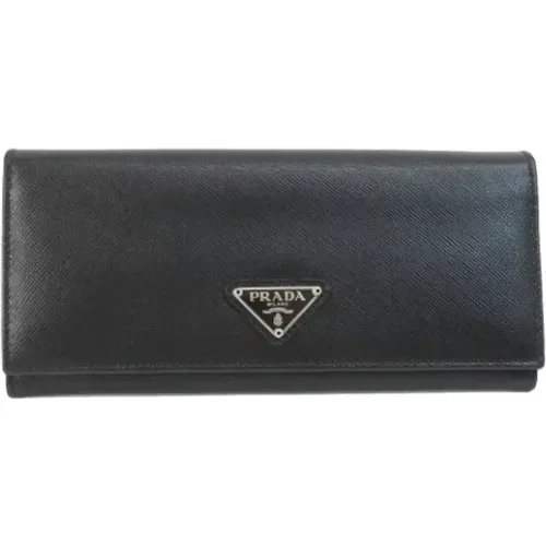 Pre-owned Leather wallets , female, Sizes: ONE SIZE - Prada Vintage - Modalova