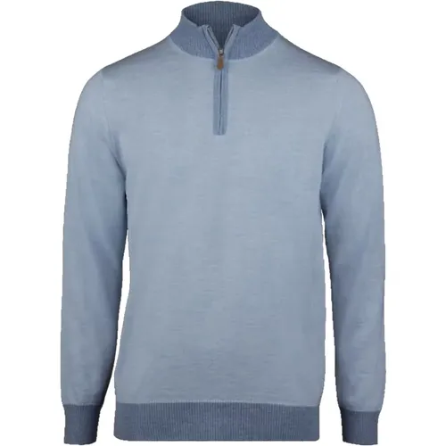 Merinowolle Halb-Zip Pullover - Stenströms - Modalova