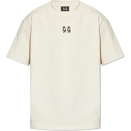 T-Shirt mit Logo , Herren, Größe: XL - 44 Label Group - Modalova