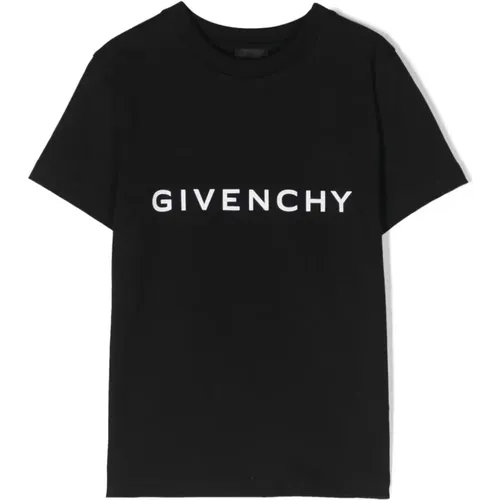 Schwarzes Baumwoll-T-Shirt mit Logo-Print,T-Shirts - Givenchy - Modalova