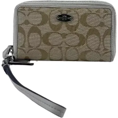 Pre-owned Canvas clutches , Damen, Größe: ONE Size - Coach Pre-owned - Modalova