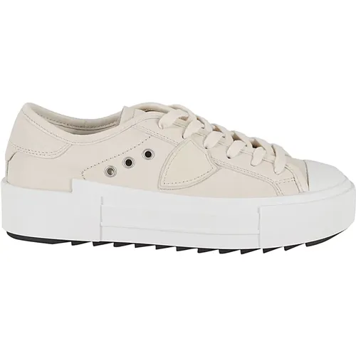 Haute Low Woman Sneakers Paris Stil , Damen, Größe: 36 EU - Philippe Model - Modalova