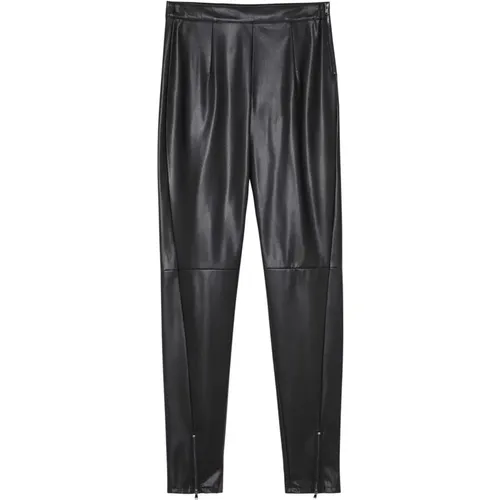 Synthetic Leather Trousers Art. 2L0917A1Dz , female, Sizes: 2XS - PATRIZIA PEPE - Modalova