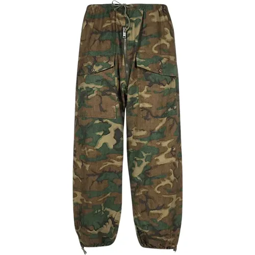 Camouflage Adjustable Trousers , male, Sizes: M, S - Givenchy - Modalova