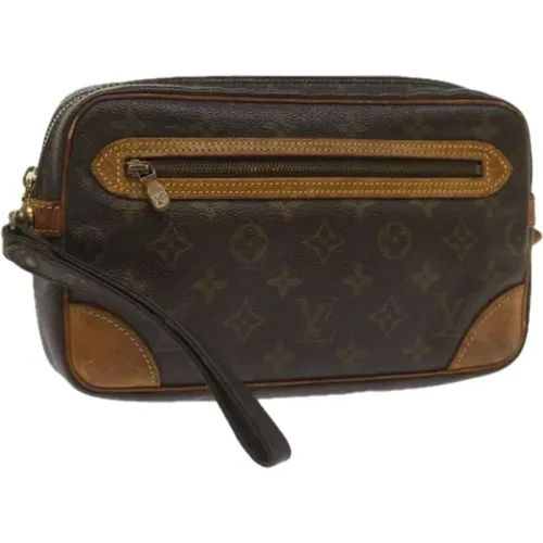 Pre-owned Canvas clutches , female, Sizes: ONE SIZE - Louis Vuitton Vintage - Modalova