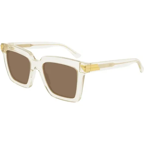 Sunglasses , female, Sizes: 53 MM - Bottega Veneta - Modalova