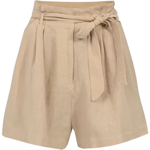 Leinen Paperbag Shorts , Damen, Größe: XL - Alchemist - Modalova