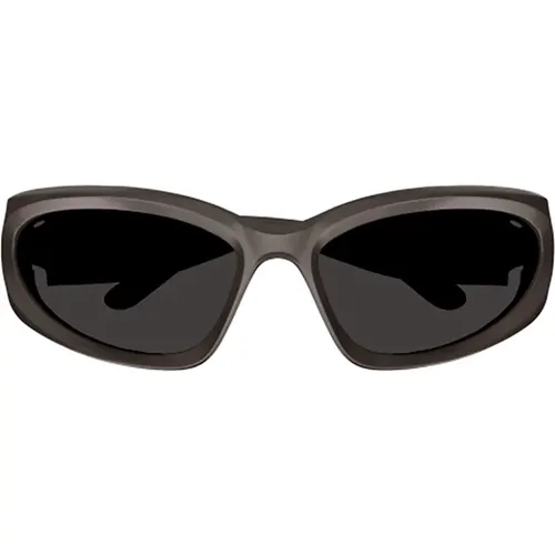 Grey Sunglasses for Women , female, Sizes: 65 MM - Balenciaga - Modalova