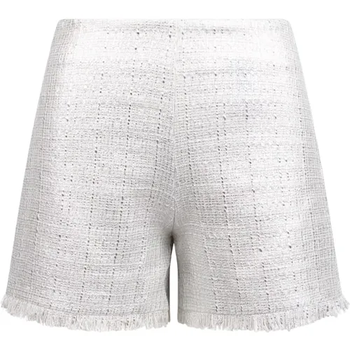Frayed-hem shorts , female, Sizes: XS, 2XS - Federica Tosi - Modalova