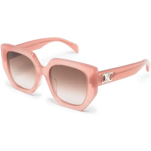 Rosa Sonnenbrille für den täglichen Gebrauch , Damen, Größe: ONE Size - Celine - Modalova