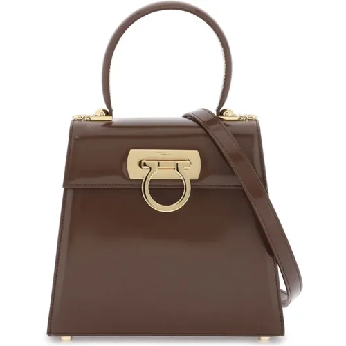 Iconic Top Handle Handtasche - Salvatore Ferragamo - Modalova